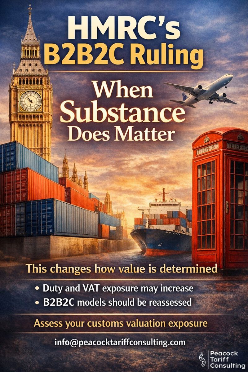 HMRC’s B2B2C Valuation Ruling: Beyond Structure to Substance in Customs Compliance
