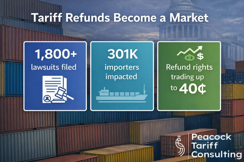 The Tariff Refund Race: How 1,800+ Companies Are Challenging the US Government and Creating a New Financial Asset Class