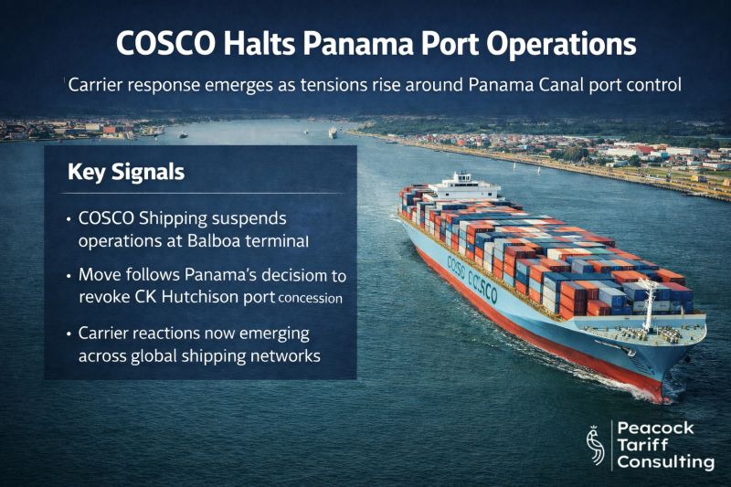 COSCO Withdraws from Panama: The Geopolitical Reality of Port Control and Global Container Networks