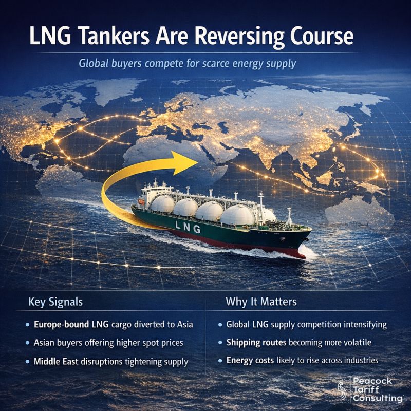 LNG Cargoes Redirected Mid-Voyage: Energy Price Arbitrage Reshaping Global Supply